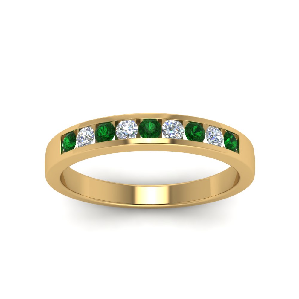 Channel 9 Stone Mens Wedding Ring Fascinating Diamonds