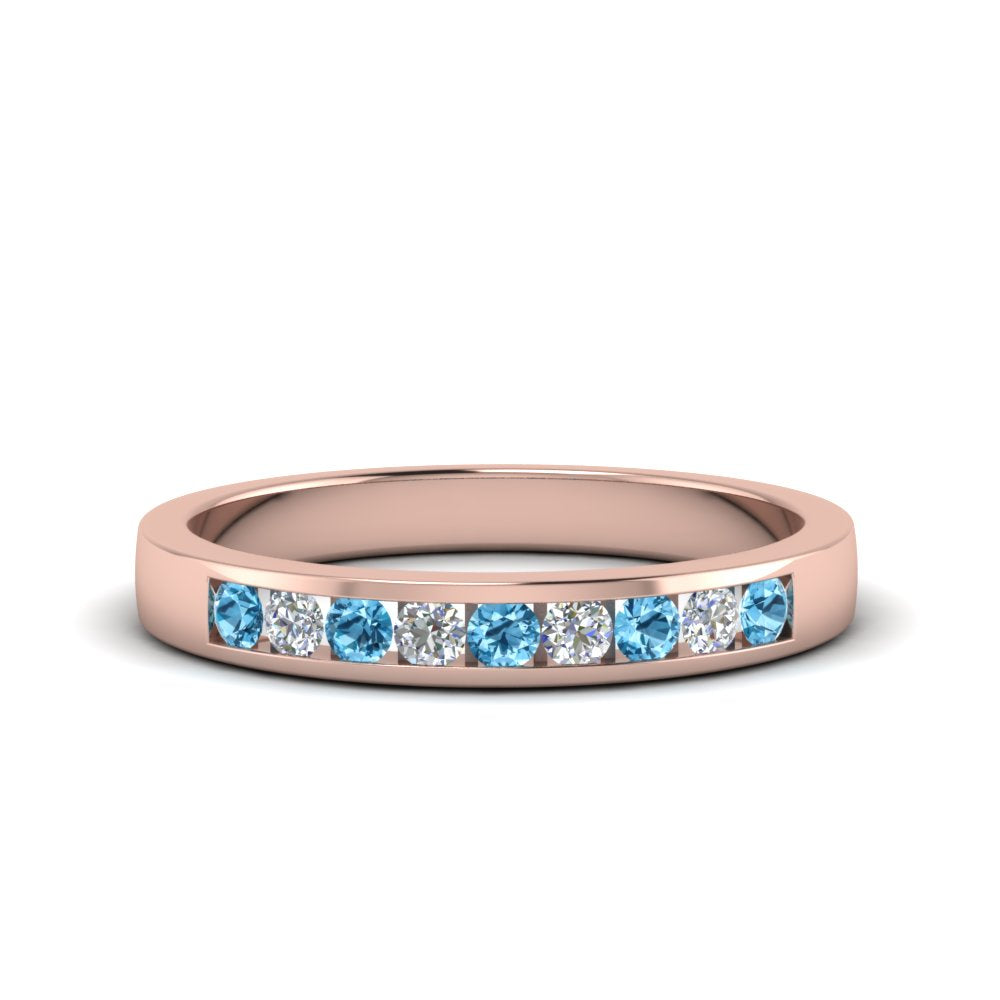 Channel 9 Stone Mens Wedding Ring Fascinating Diamonds