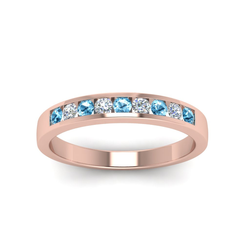 Channel 9 Stone Mens Wedding Ring Fascinating Diamonds