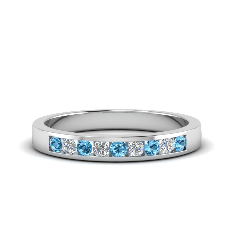 Channel 9 Stone Mens Wedding Ring Fascinating Diamonds