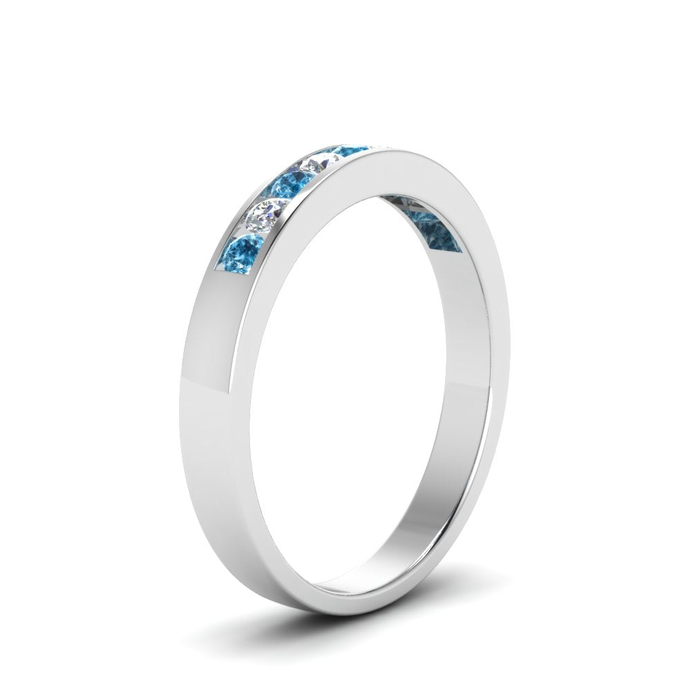 Channel 9 Stone Mens Wedding Ring Fascinating Diamonds