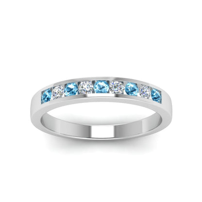 Channel 9 Stone Mens Wedding Ring Fascinating Diamonds