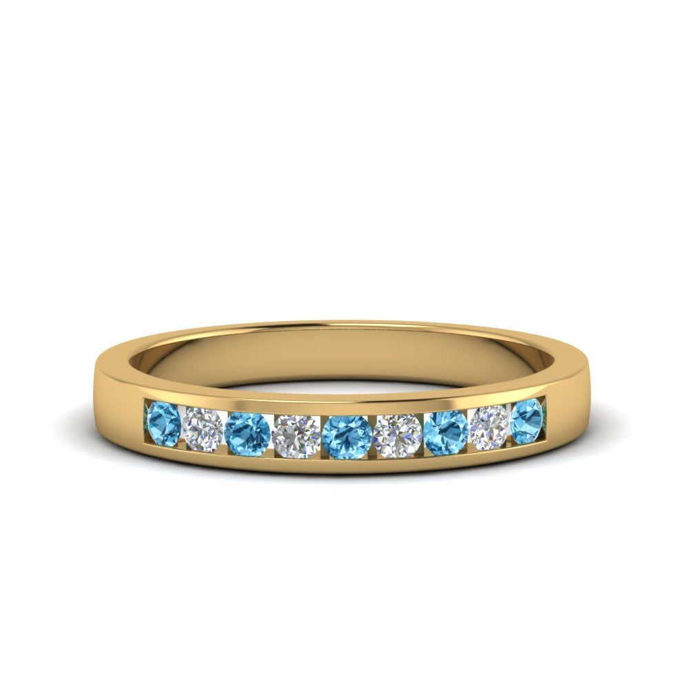 Channel 9 Stone Mens Wedding Ring Fascinating Diamonds