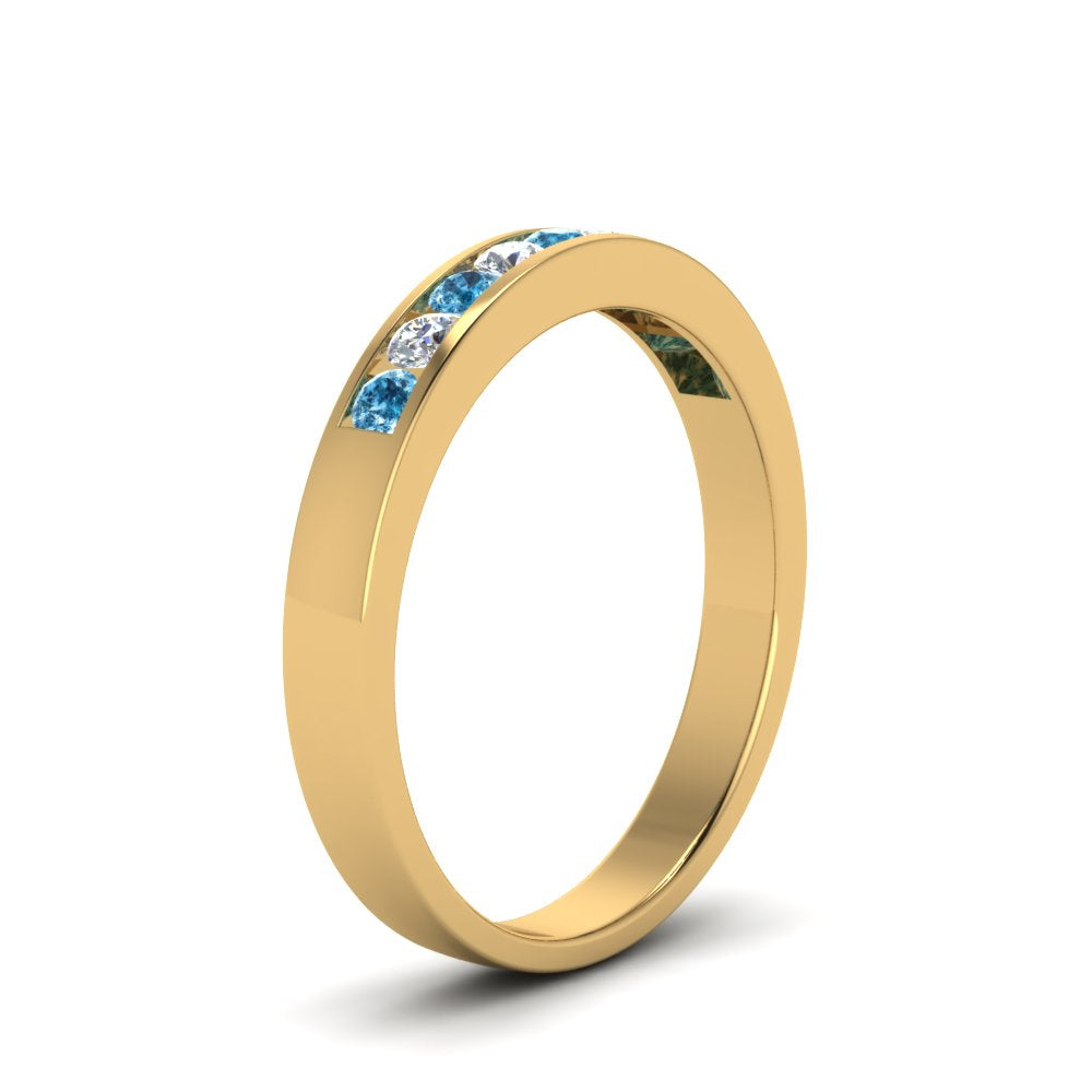 Channel 9 Stone Mens Wedding Ring Fascinating Diamonds