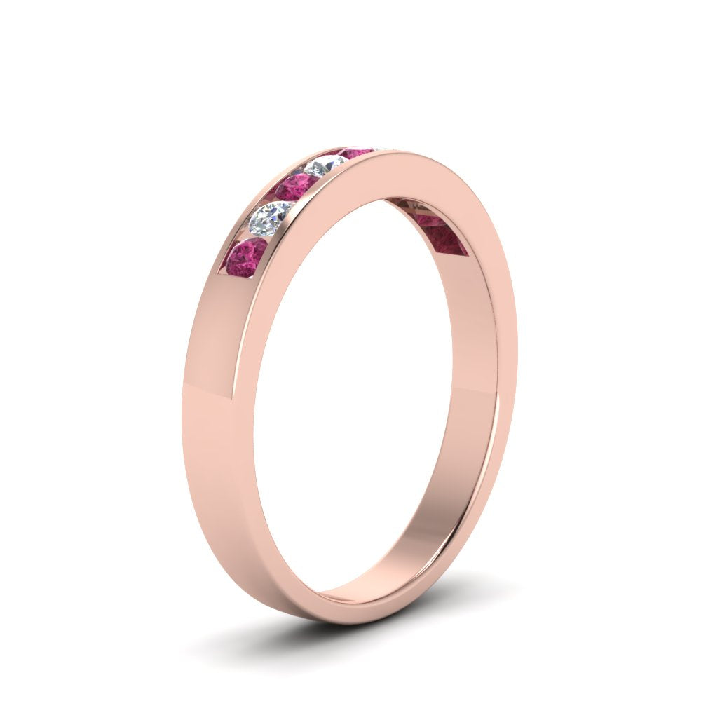 Channel 9 Stone Mens Wedding Ring Fascinating Diamonds
