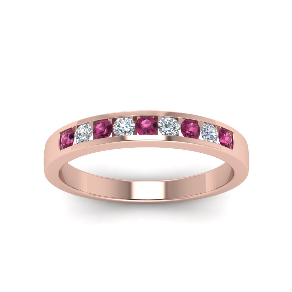 Channel 9 Stone Mens Wedding Ring Fascinating Diamonds