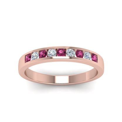 Channel 9 Stone Mens Wedding Ring Fascinating Diamonds