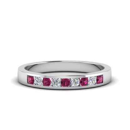 Channel 9 Stone Mens Wedding Ring Fascinating Diamonds