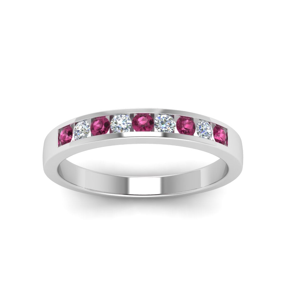 Channel 9 Stone Mens Wedding Ring Fascinating Diamonds