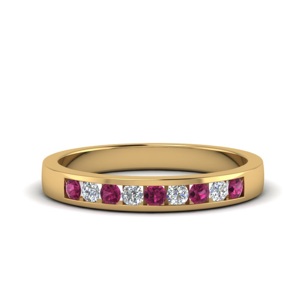 Channel 9 Stone Mens Wedding Ring Fascinating Diamonds