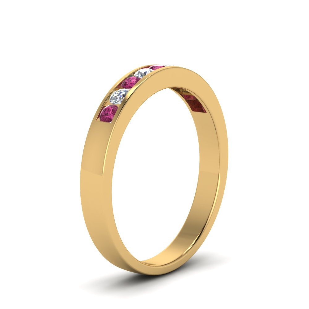 Channel 9 Stone Mens Wedding Ring Fascinating Diamonds
