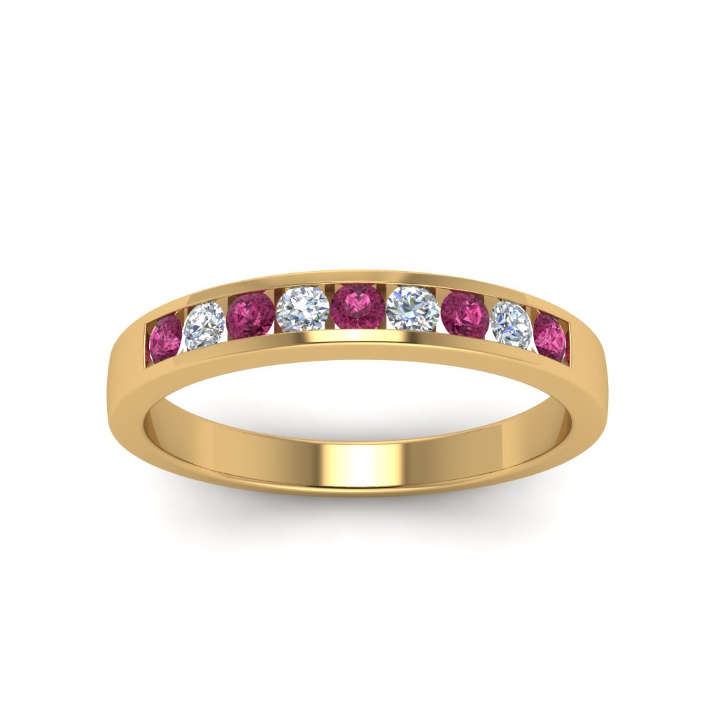 Channel 9 Stone Mens Wedding Ring Fascinating Diamonds