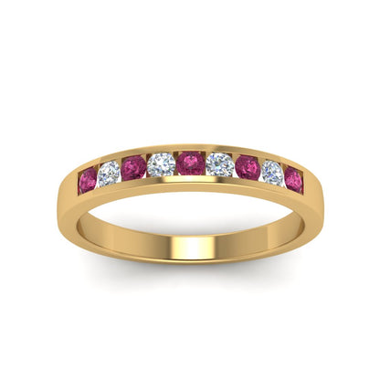 Channel 9 Stone Mens Wedding Ring Fascinating Diamonds
