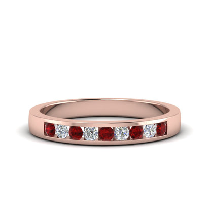 Channel 9 Stone Mens Wedding Ring Fascinating Diamonds