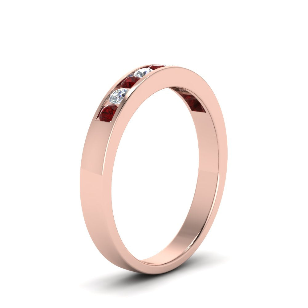 Channel 9 Stone Mens Wedding Ring Fascinating Diamonds