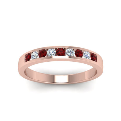 Channel 9 Stone Mens Wedding Ring Fascinating Diamonds