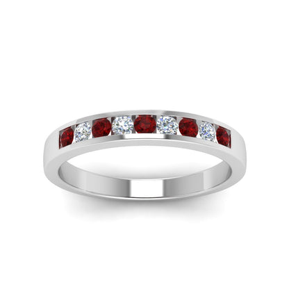 Channel 9 Stone Mens Wedding Ring Fascinating Diamonds