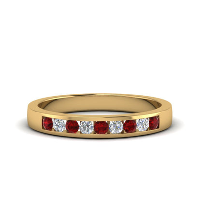 Channel 9 Stone Mens Wedding Ring Fascinating Diamonds