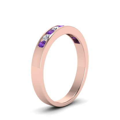 Channel 9 Stone Mens Wedding Ring Fascinating Diamonds