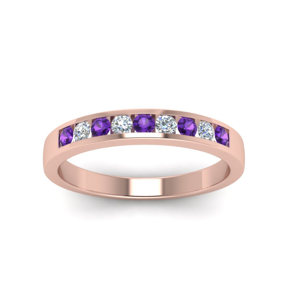 Channel 9 Stone Mens Wedding Ring Fascinating Diamonds