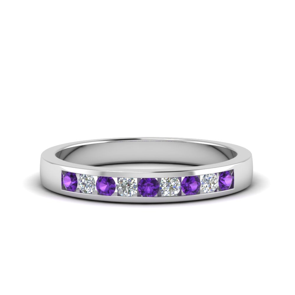 Channel 9 Stone Mens Wedding Ring Fascinating Diamonds