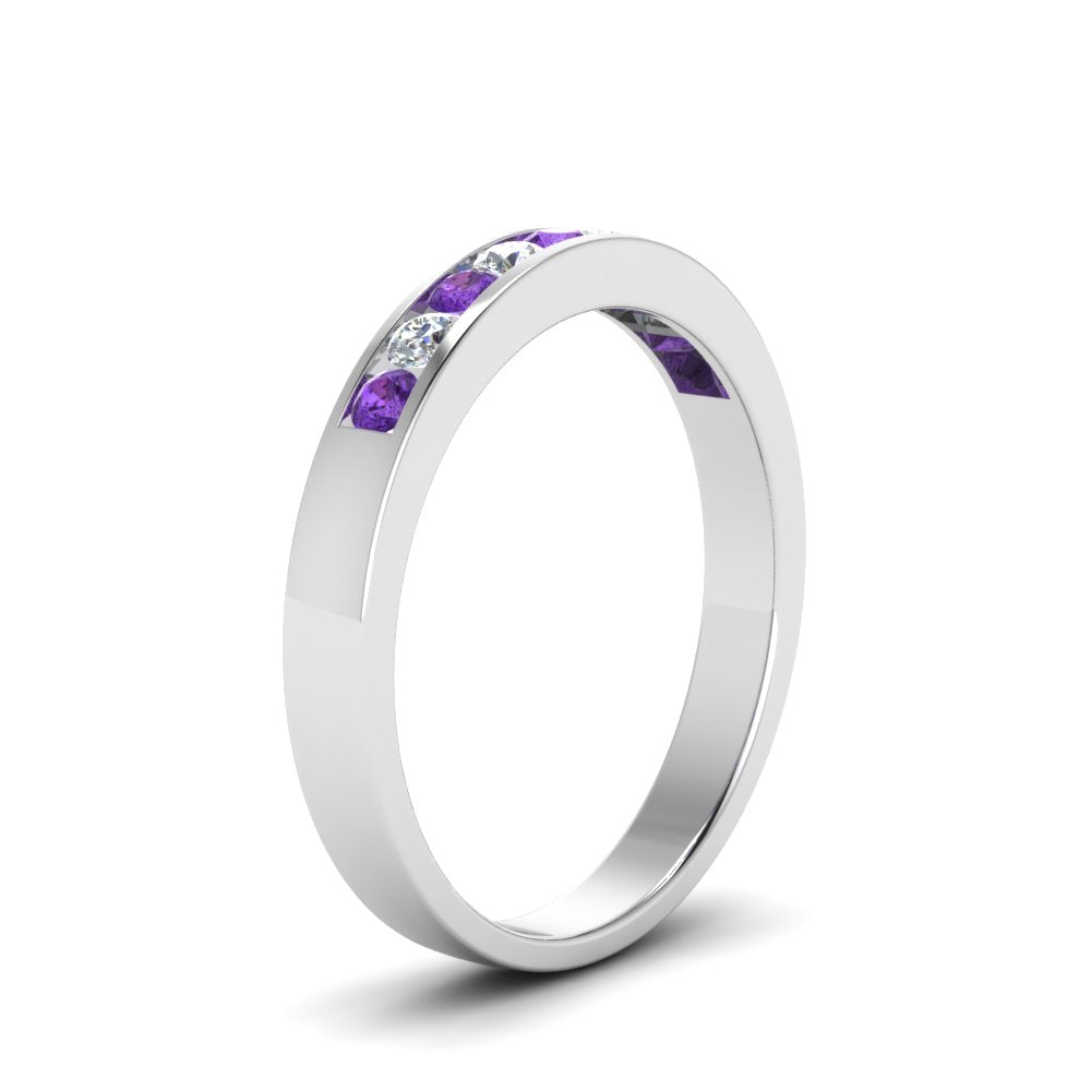 Channel 9 Stone Mens Wedding Ring Fascinating Diamonds