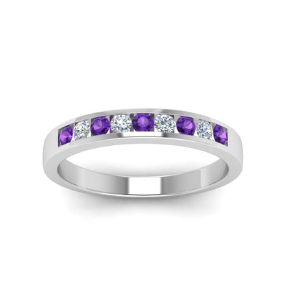 Channel 9 Stone Mens Wedding Ring Fascinating Diamonds