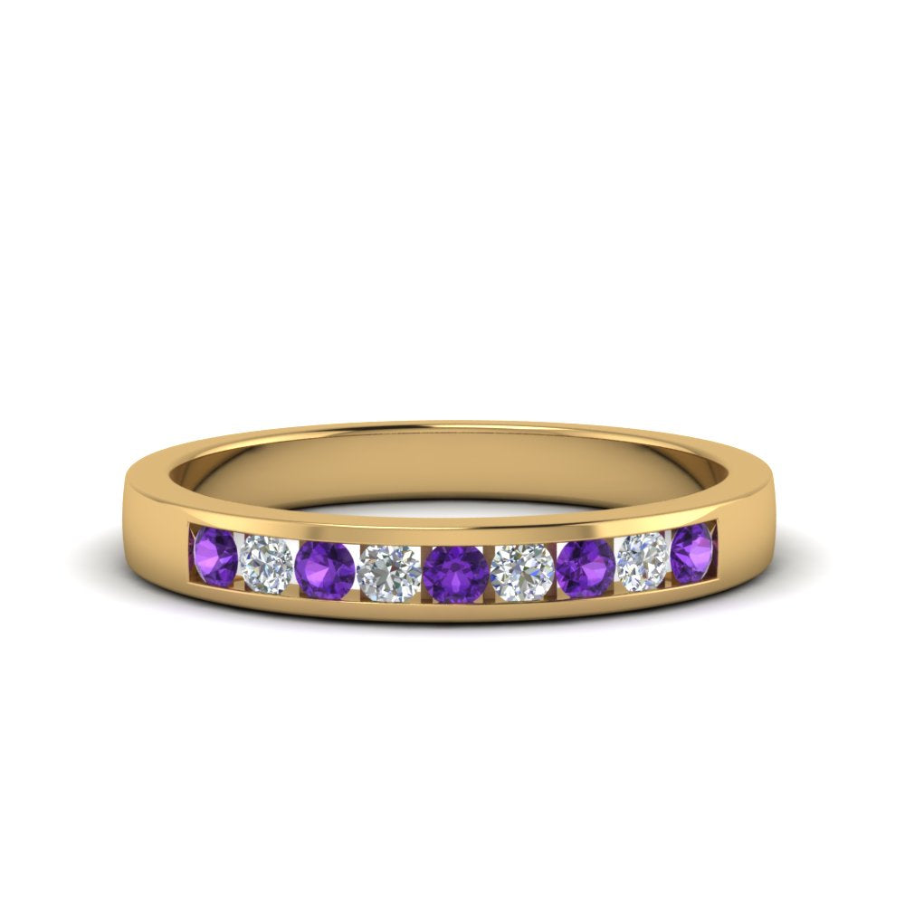 Channel 9 Stone Mens Wedding Ring Fascinating Diamonds
