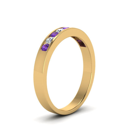 Channel 9 Stone Mens Wedding Ring Fascinating Diamonds