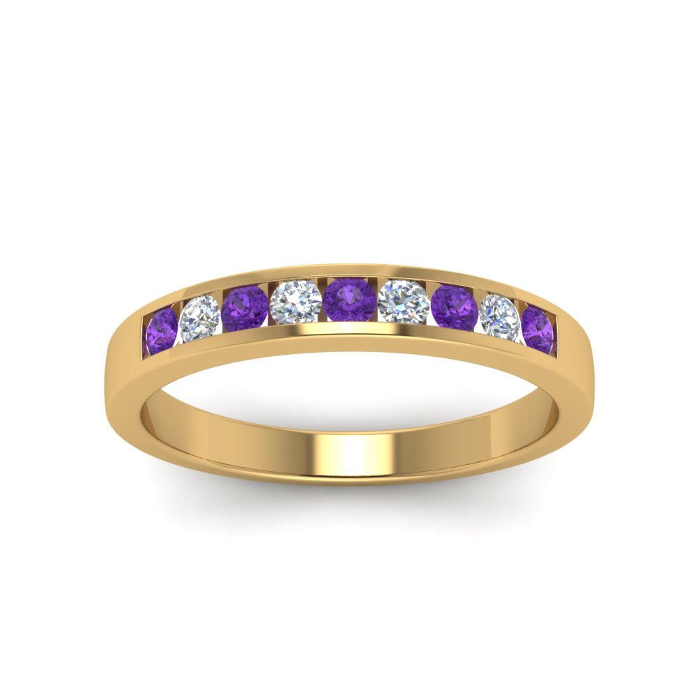 Channel 9 Stone Mens Wedding Ring Fascinating Diamonds