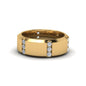 Channel Set 3 Stone Mens Anniversary Ring Fascinating Diamonds