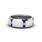 Channel Set 3 Stone Mens Anniversary Ring Fascinating Diamonds