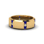 Channel Set 3 Stone Mens Anniversary Ring Fascinating Diamonds