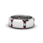 Channel Set 3 Stone Mens Anniversary Ring Fascinating Diamonds