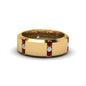 Channel Set 3 Stone Mens Anniversary Ring Fascinating Diamonds