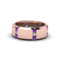 Channel Set 3 Stone Mens Anniversary Ring Fascinating Diamonds