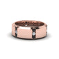 Channel Set 3 Stone Mens Anniversary Ring Fascinating Diamonds