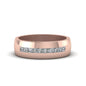 Mens Channel Set Square Wedding Ring Fascinating Diamonds