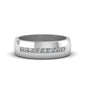 Mens Channel Set Square Wedding Ring Fascinating Diamonds