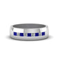 Mens Channel Set Square Wedding Ring Fascinating Diamonds