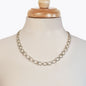 Chapelle - Horseshoe Link Equestrian Necklace in Silver Urban-Equestrian