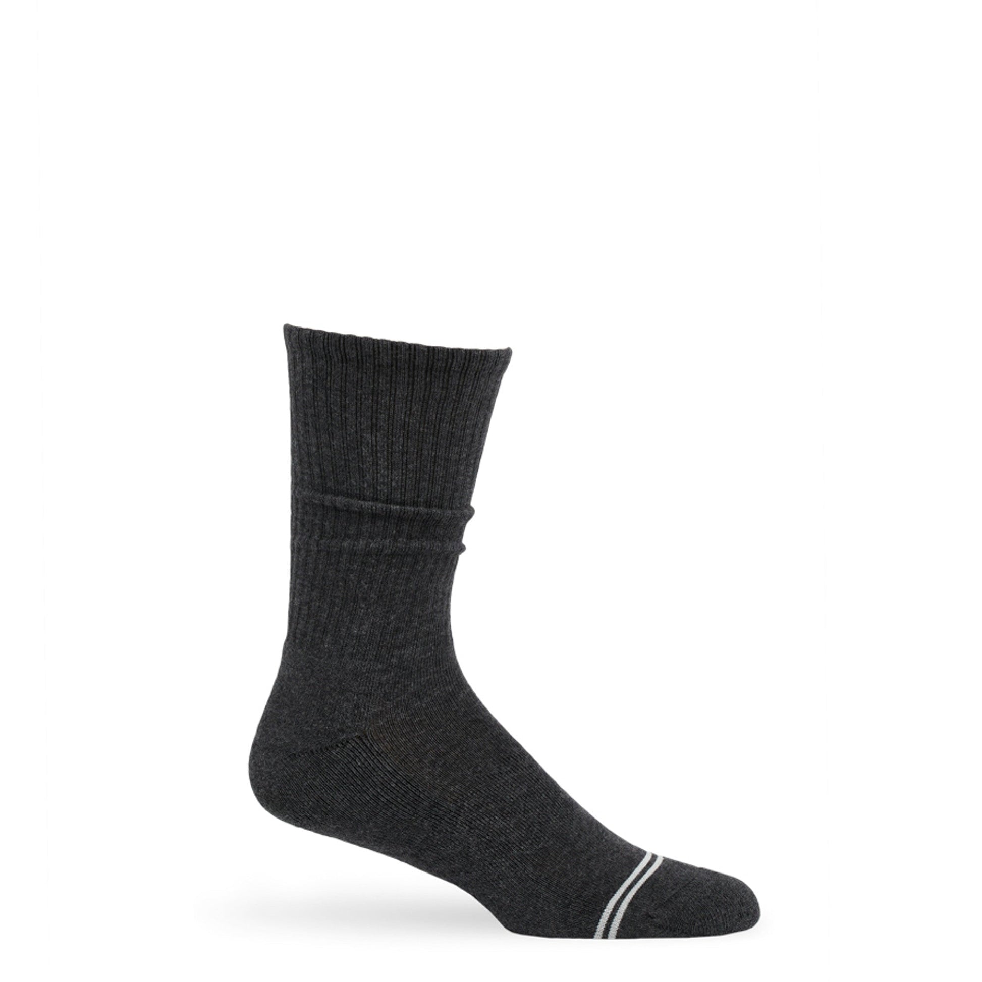Charcoal Casual Crew Socks DeadSoxy