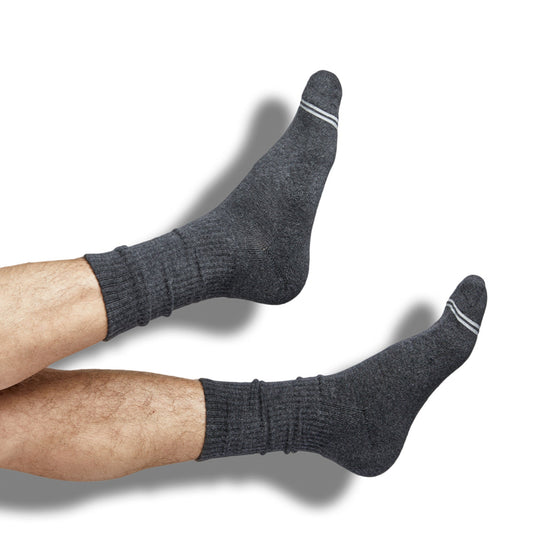 Charcoal Casual Crew Socks DeadSoxy