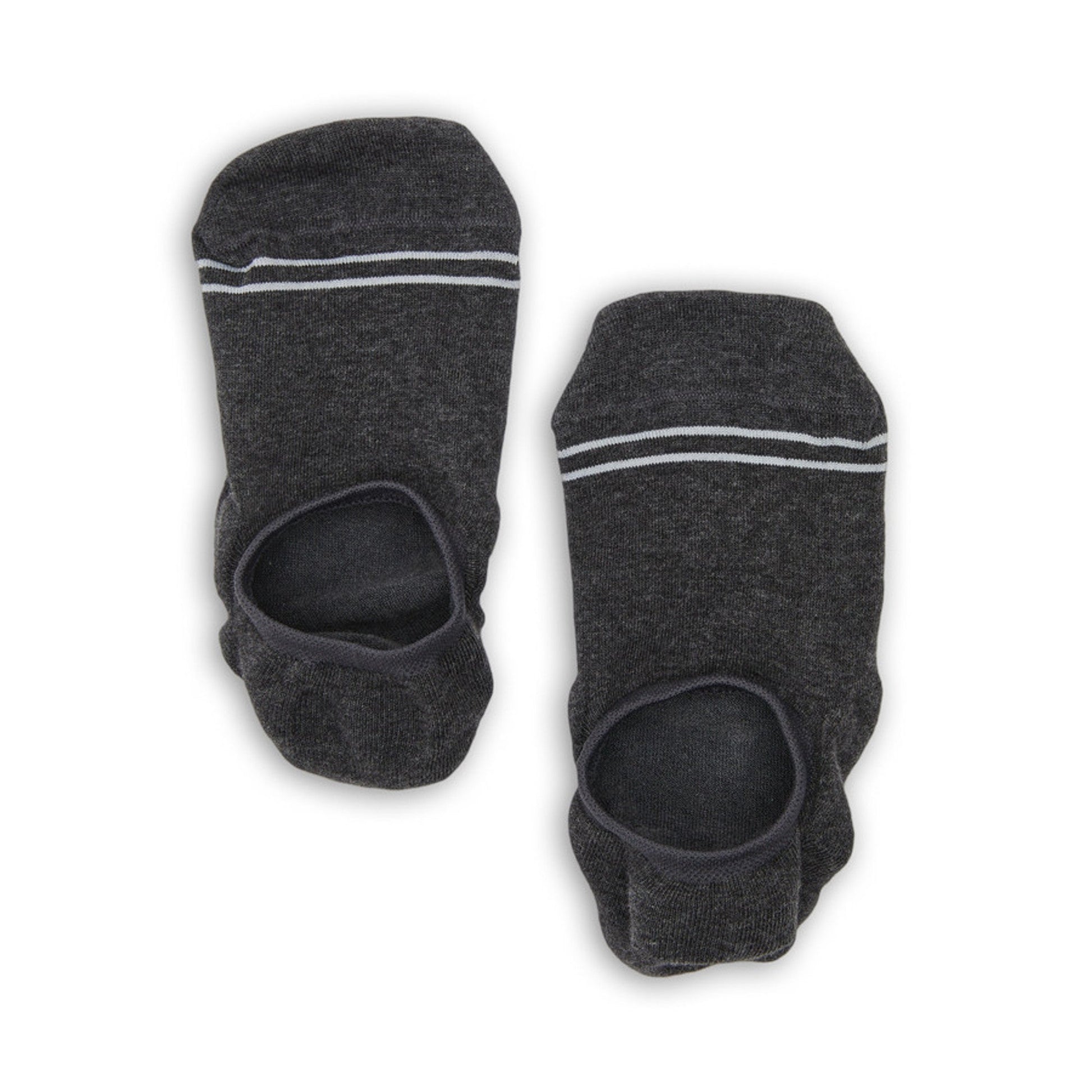 Charcoal Cotton No Show - 6 Pack DeadSoxy