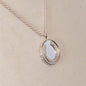 Chauncy Pave Equestrian Horseshoe Necklace in Silver Urban-Equestrian