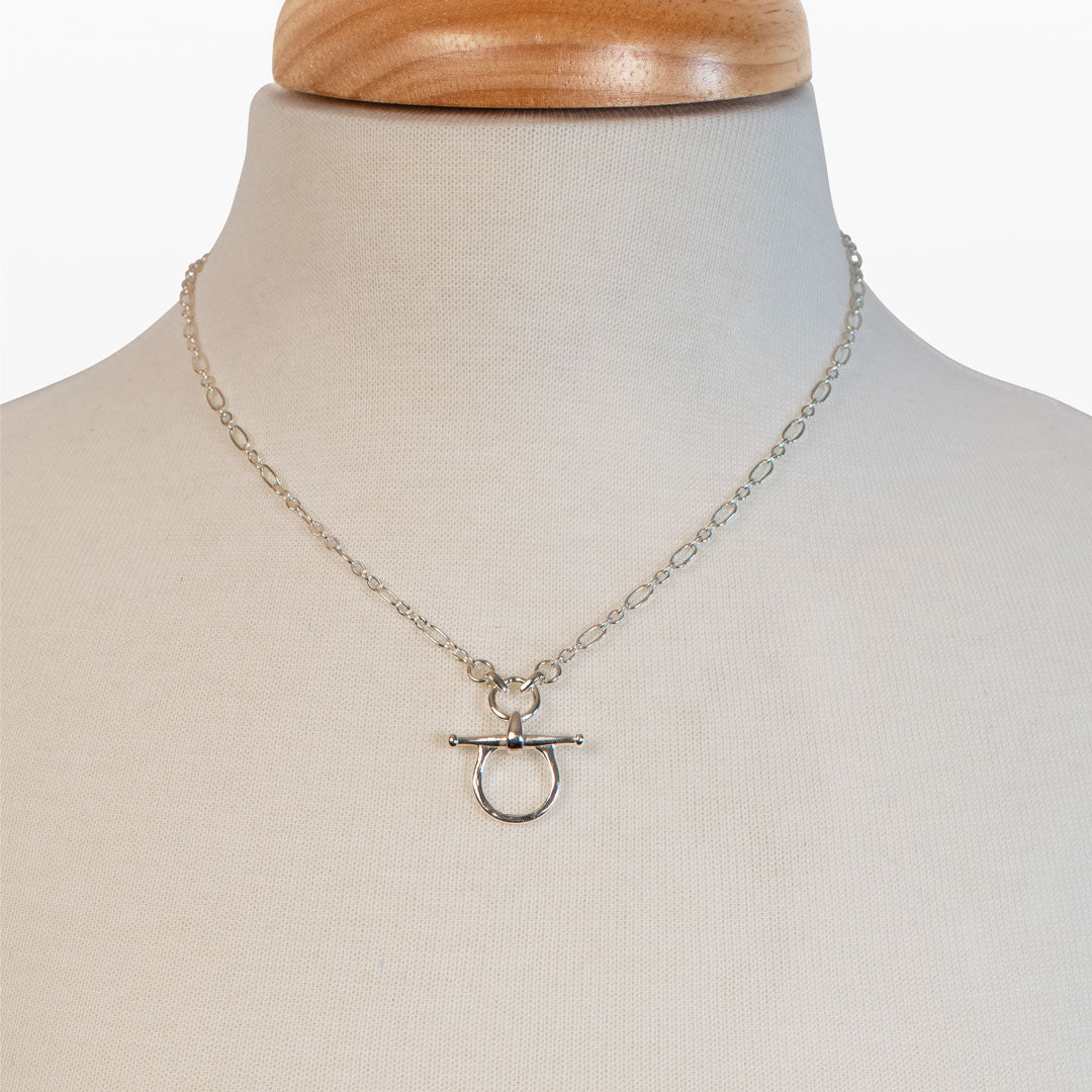 Chelsea - Equestrian Horse Bit Necklace in Silver Urban-Equestrian