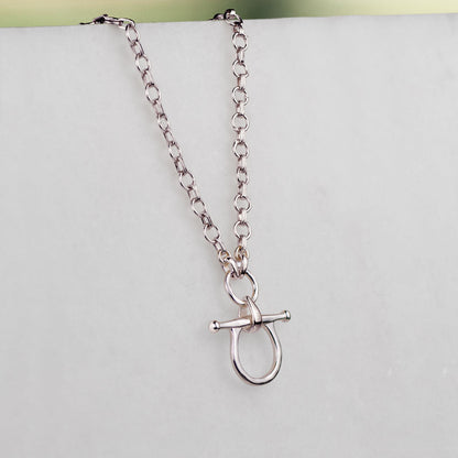 Chelsea - Equestrian Horse Bit Necklace in Silver Urban-Equestrian