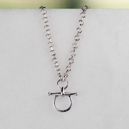 Chelsea - Equestrian Horse Bit Necklace in Silver Urban-Equestrian