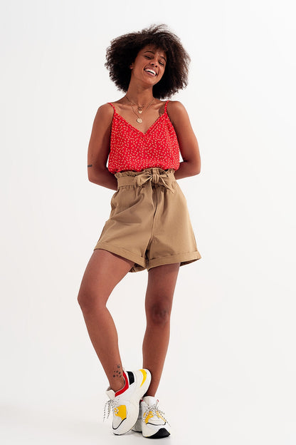 Cherry top in red Q2store