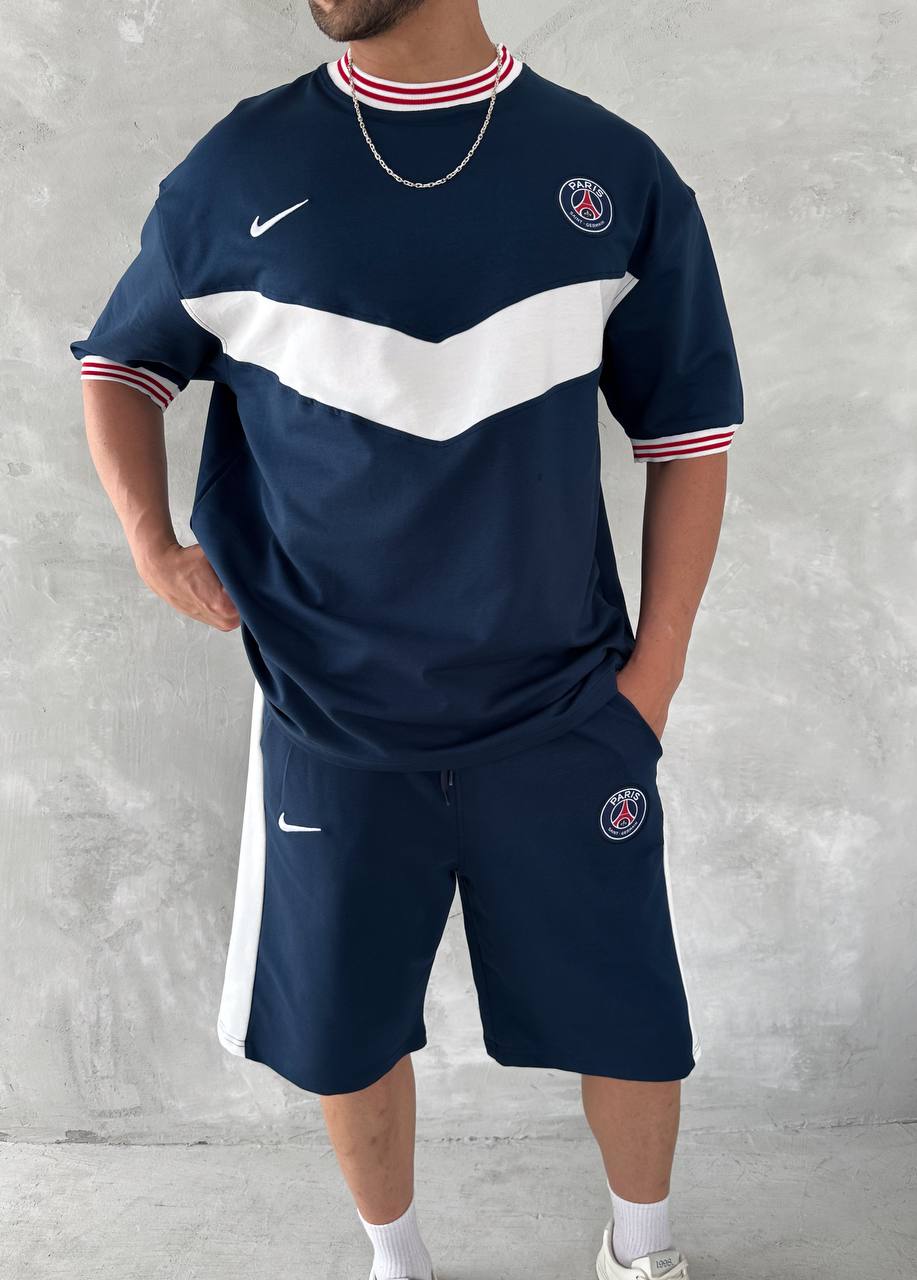 Chevron Victory Men's Polo & Shorts Set – Classic Football Style with Modern Edge Withinblack